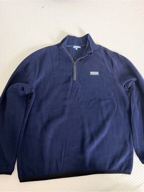 Discovery Expedition Men’s Navy Quarter-Zip Fleece Pullover